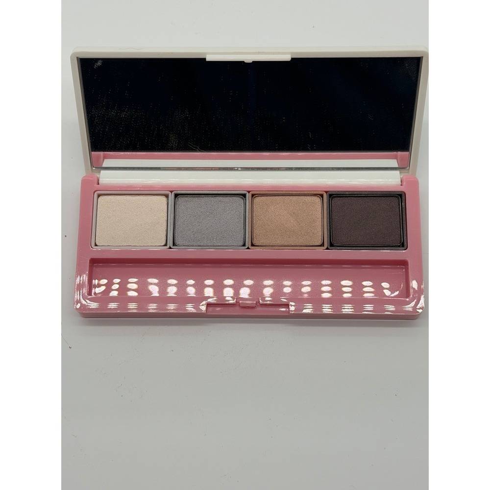 Clinique All About Shadow Quad Eyeshadow Palette Pink Striped Case 4.8g